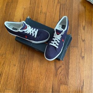 Polo by Ralph Lauren Blue and White Sneakers Casual Style